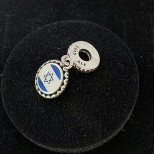 Pandora Israel Flag Exclusive Charm Pendant